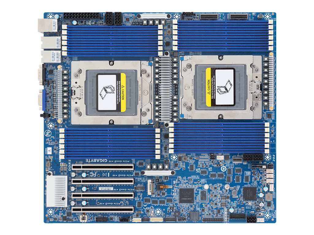 Gigabyte MZ73-LM2 - 3.X - Motherboard - E-ATX - 2 x LGA6096 Socket