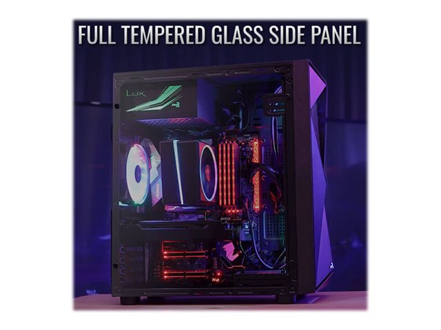 AeroCool Glider - Tempered Glass Edition - Tower - ATX