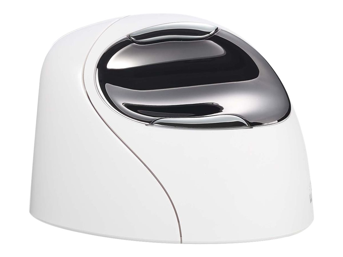 Evoluent VerticalMouse 4 Right Mac - vertikale Maus - Bluetooth - weiß