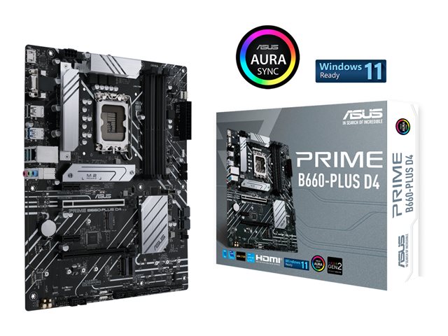ASUS PRIME B660-PLUS D4 - Motherboard - ATX - LGA1700-Sockel - B660
