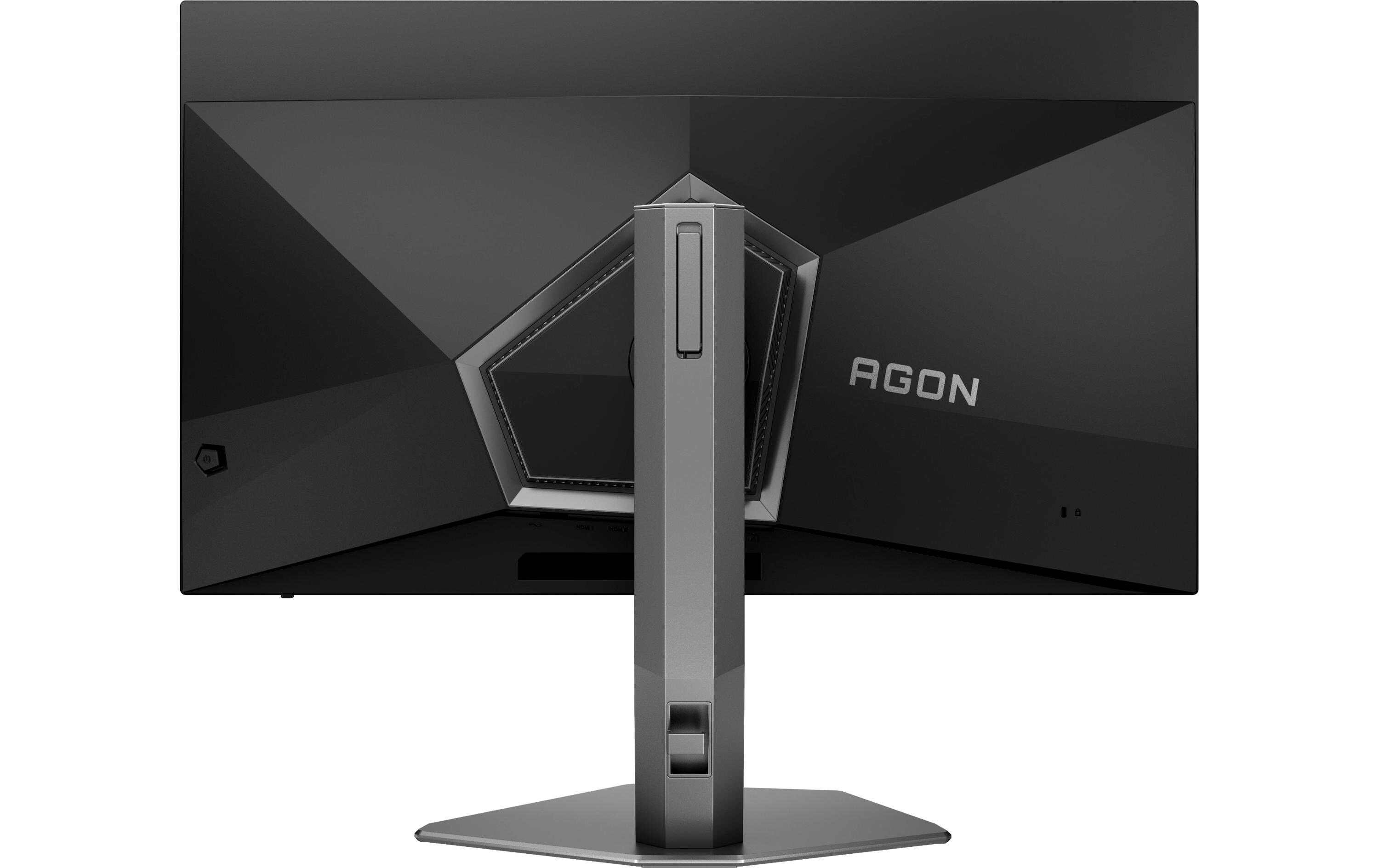 AOC AGON PRO AG326UD - OLED-Monitor - Gaming - 81.3 cm (32") (31.5" sichtbar) - 3840 x 2160 4K UHD (2160p) @ 165 Hz - 250 cd/m² - 15000000:1 - DisplayHDR 400 True Black - 0.03 ms - 2xHDMI, DisplayPort - Lautsprecher - Dunkelgrau