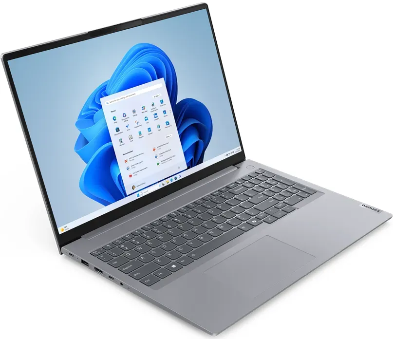Lenovo ThinkBook 16 G7 ARP 21MW 40.6 cm (16") Notebook - AMD Ryzen 5 7535HS / 3.3 GHz - Win 11 Pro - Radeon 660M - 32 GB RAM - 1 TB SSD NVMe - IPS 1920 x 1200 - Wi-Fi 6E, Bluetooth - Arctic Grey - kbd: Deutsch