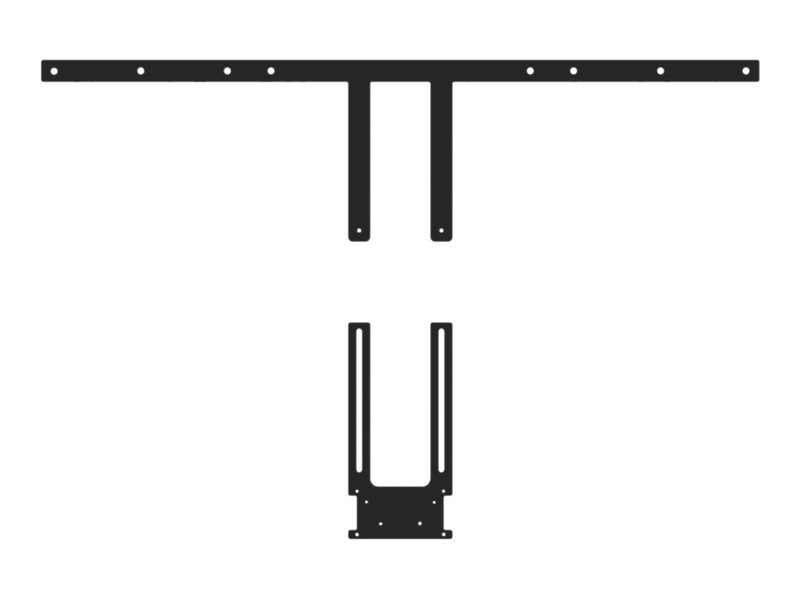 HAGOR Poly Display-Adapter Befestigungskit - für Videokonferenz-Kamera - Schwarz