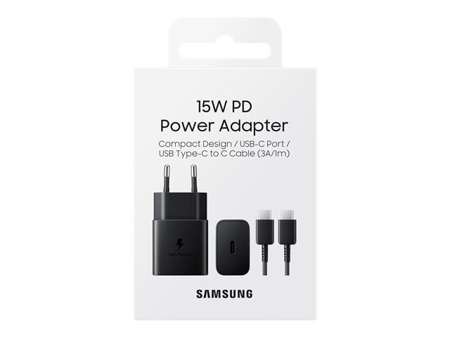 Samsung EP-T1510 Netzteil - 24 pin USB-C - 15 Watt Samsung EP-T1510 Netzteil - 24 pin USB-C - 15 Watt
