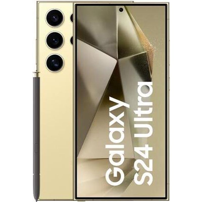 Samsung Galaxy S24 Ultra - Titanium Yellow - 5G Smartphone - 256 GB - GSM