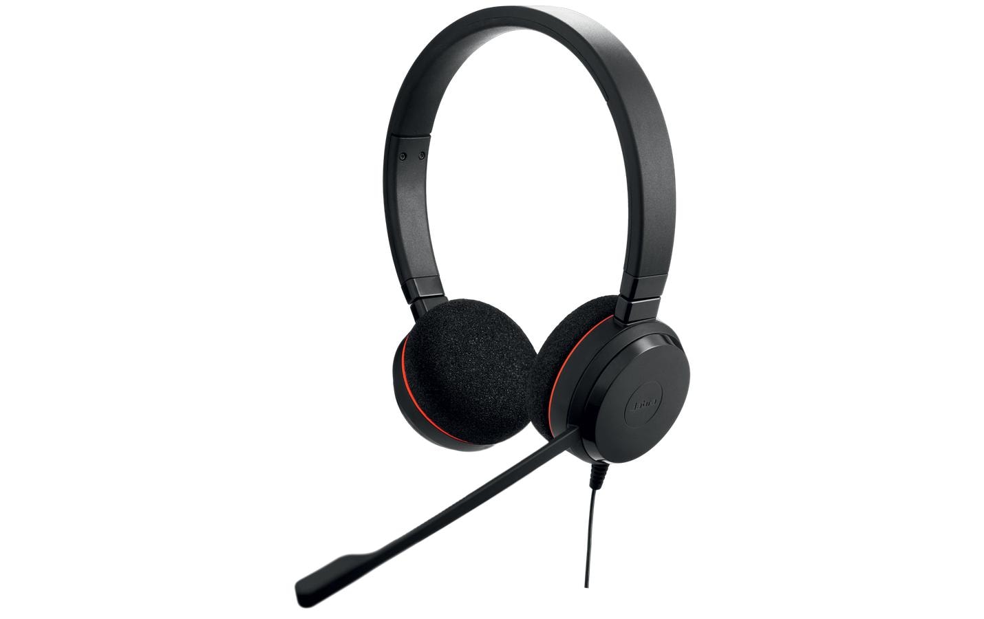 Jabra Evolve 20 MS stereo - Headset - On-Ear - kabelgebunden - USB - Zertifiziert für Skype für Unternehmen