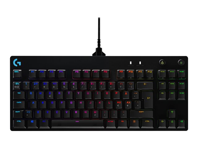 Logitech G Pro Mechanical Gaming Keyboard - Tastatur - Pan Nordisch - Schwarz Eingabegerät