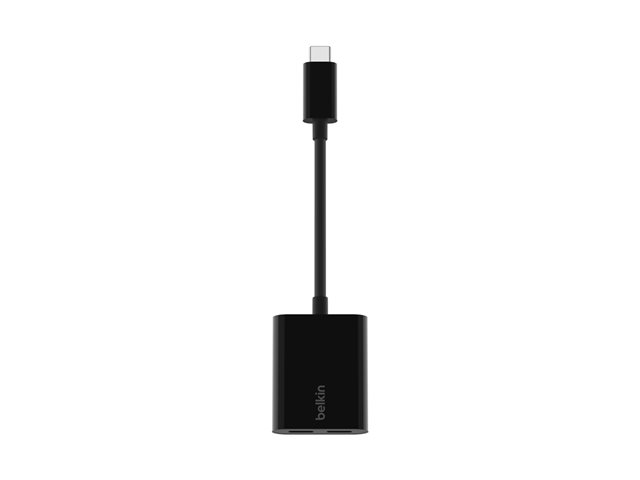 Belkin Connect Audio + Charge - USB-C auf USB-C Kopfhörer-/Ladeadapter - Audio/USB - 14 m
