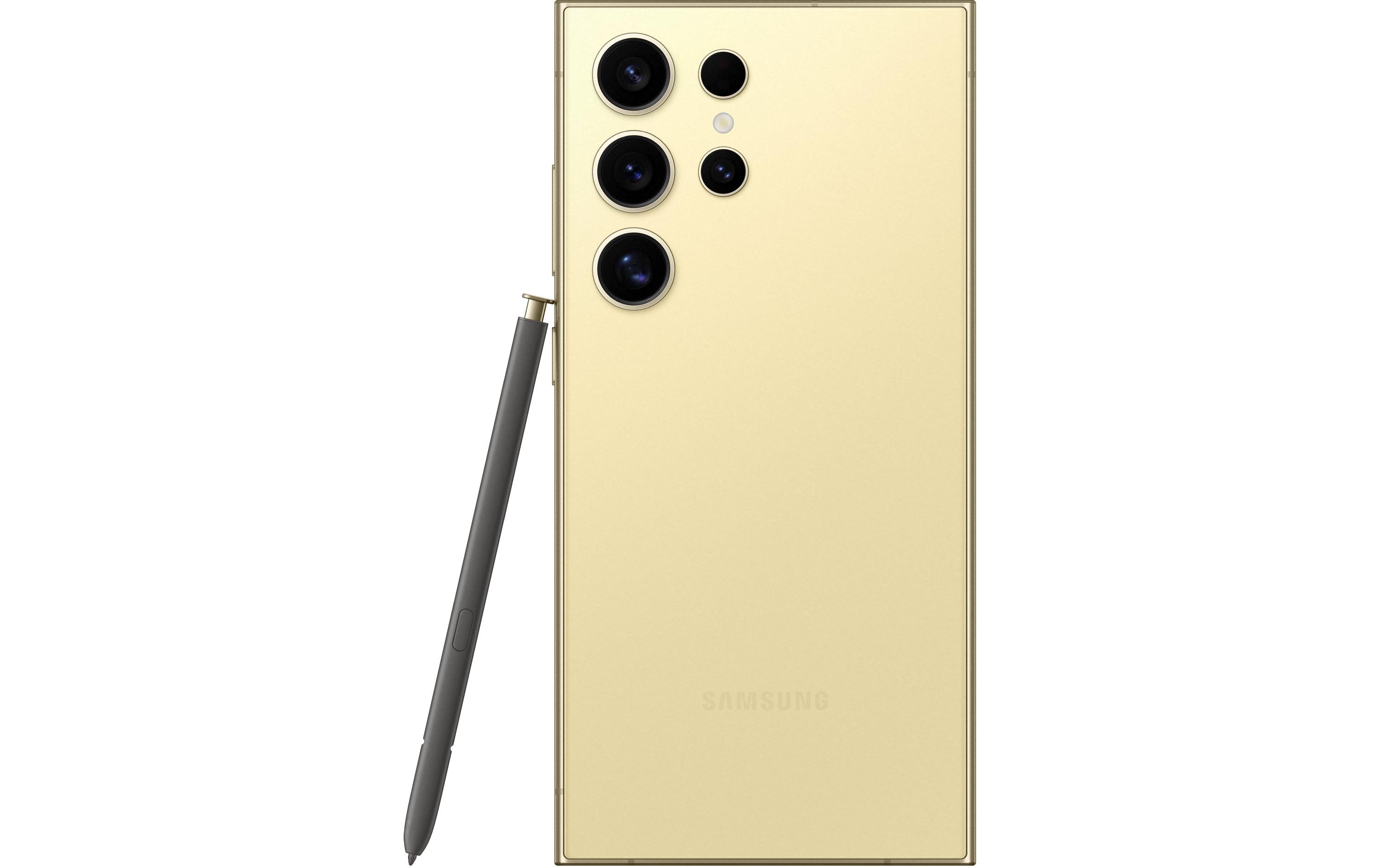 Samsung Galaxy S24 Ultra - Titanium Yellow - 5G Smartphone - 256 GB - GSM