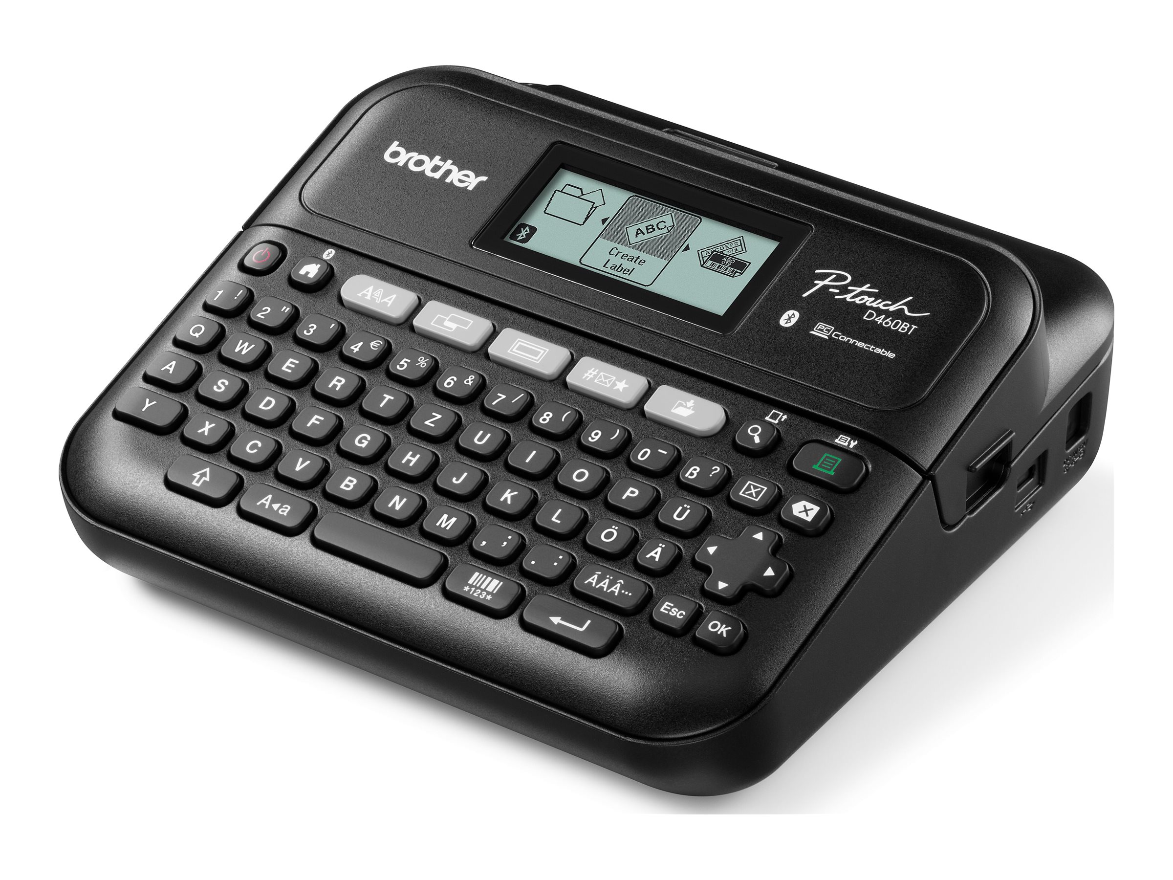 Brother P-Touch PT-D460BTVP - Beschriftungsgerät - s/w - Thermotransfer