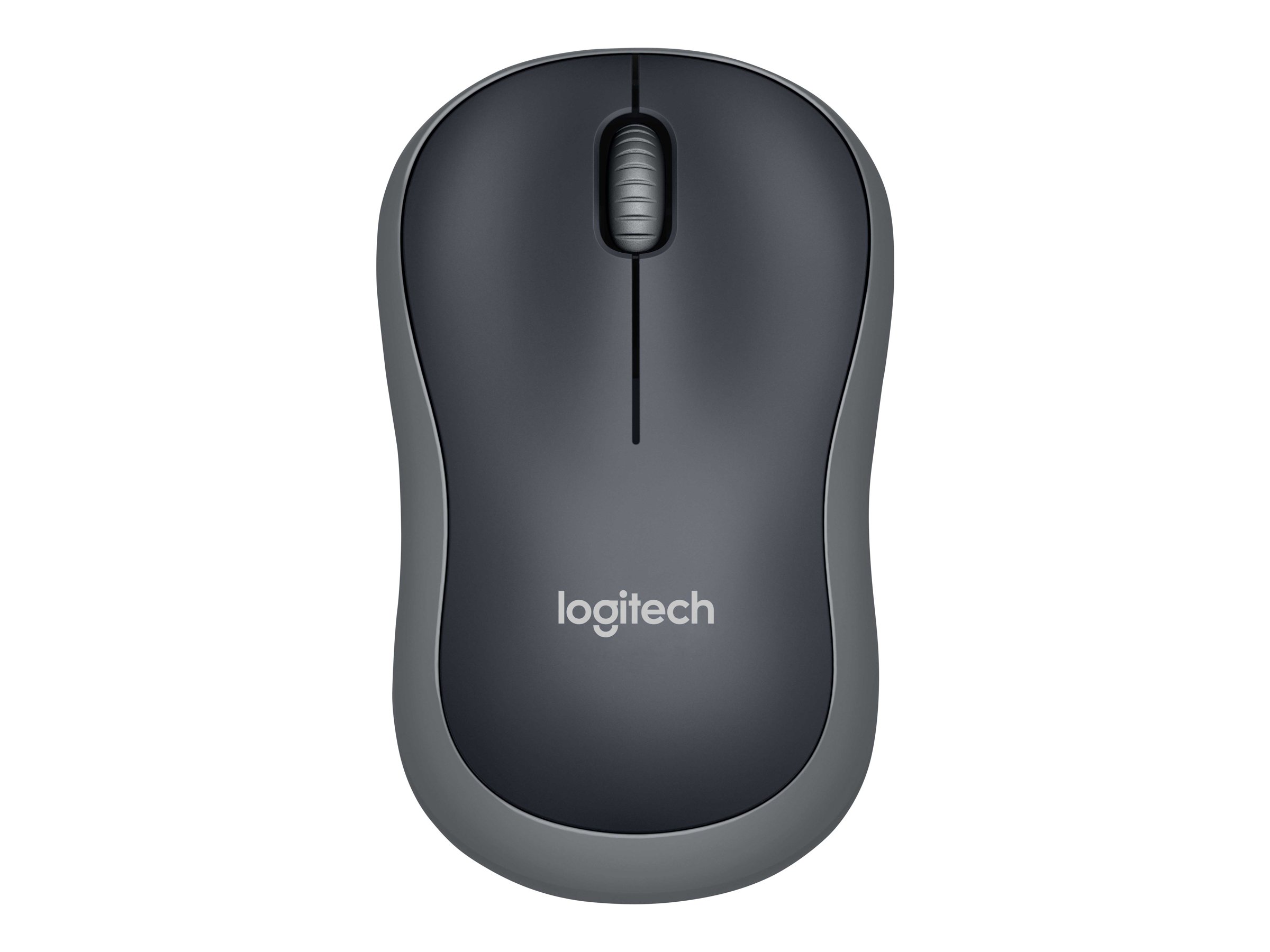 Logitech M185 - Maus - 2.4 GHz - Grau