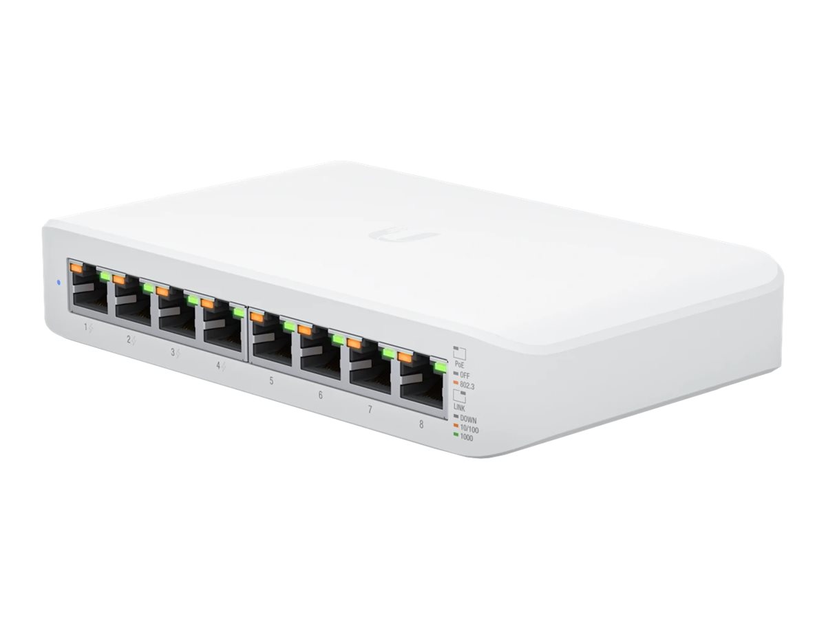 Ubiquiti UniFi Switch Lite USW-Lite-8-POE - Switch - 8 Anschlüsse - managed