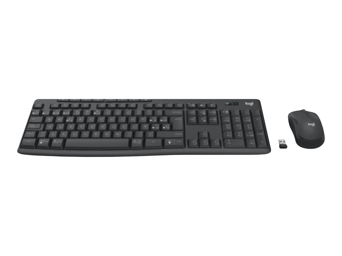 Logitech MK370 Combo for Business - Tastatur-und-Maus-Set - kabellos - Bluetooth LE - QWERTZ - Deutsch - Graphite