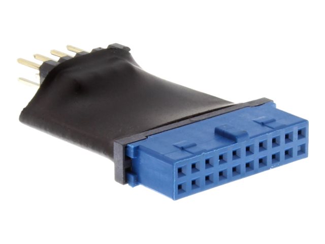InLine - interner USB-Adapter - 10-poliger USB-Header zu 19-poliger USB 3.0 Kopf