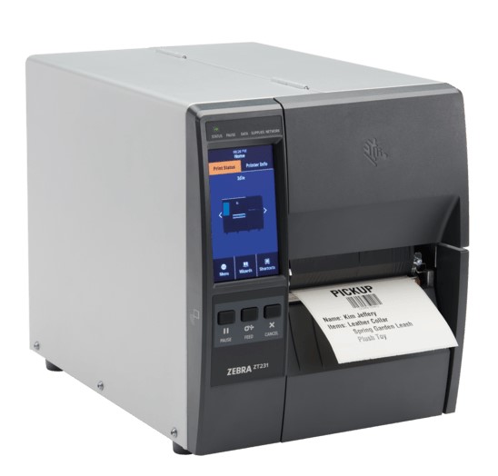 ZEBRA TT PRINTER ZT231R 4IN 300 DPI THERMAL TRANSFER RFID TEAR EU/UK