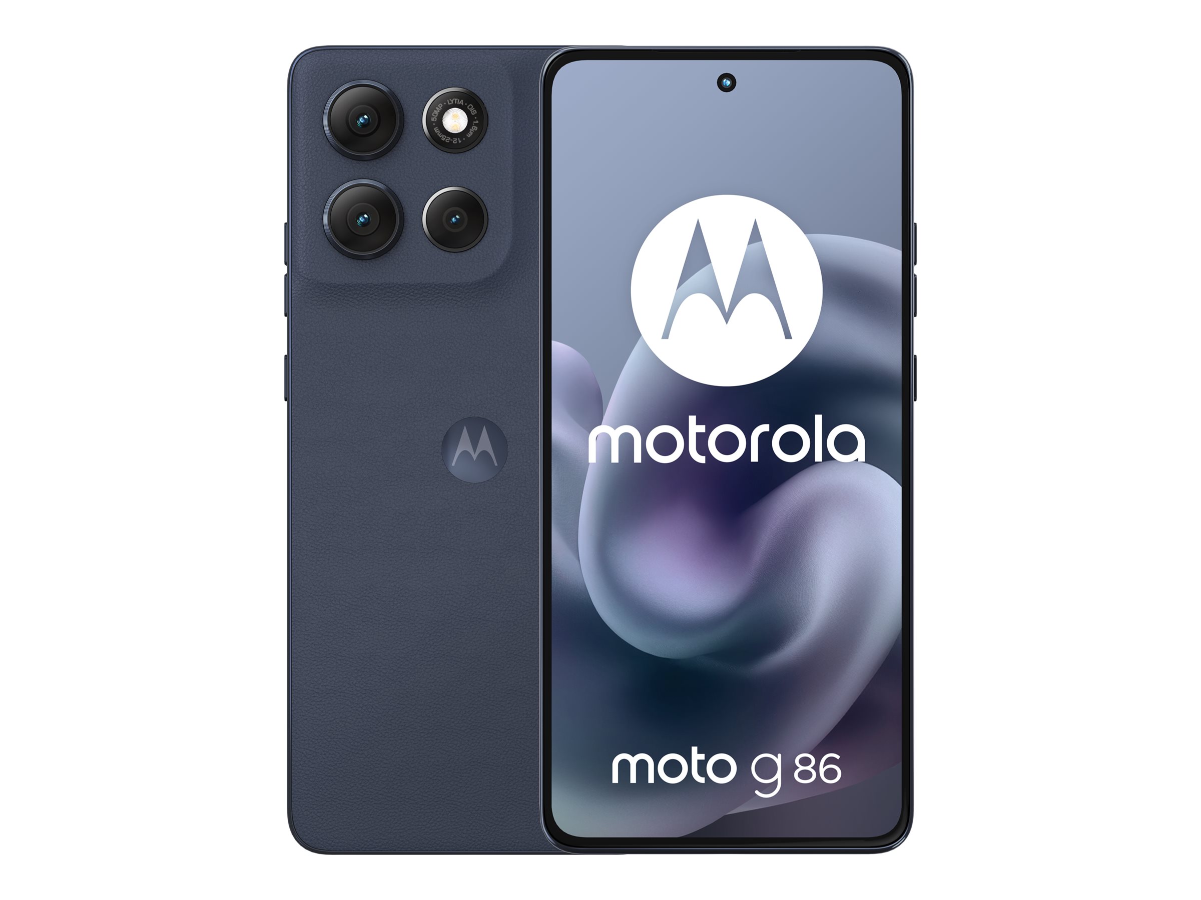 Motorola Moto G86 - 5G Smartphone - Dual-SIM - RAM 8 GB / Interner Speicher 256 GB - microSD slot - pOLED-Display - 6.67" - 2712 x 1220 Pixel (120 Hz) - 2 x Rückkamera 50 MP, 8 MP - front camera 32 MP - pantone spellbound