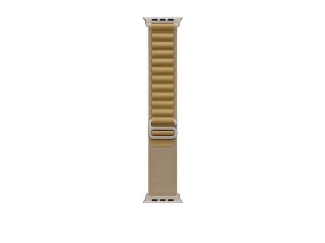 Apple Watch Ultra 2 GPS + Cellular 49mm Natural Titanium Case mit Tan Alpine Band - Small (MX4E3FD/A)