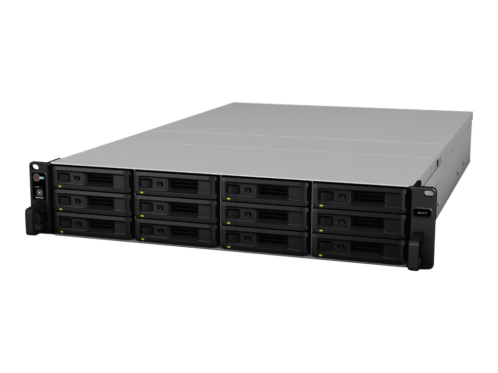 Synology RX1217 - Speichergehäuse - 12 Schächte (SATA-600) - Rack - einbaufähig - 2U (RX1217)