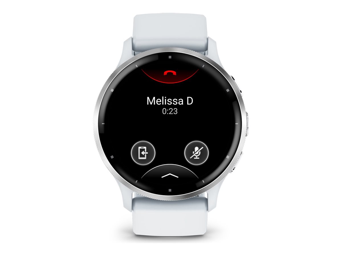 Garmin Venu 3 - verstärktes Polymer Whitestone - intelligente Uhr mit Band - 8 GB