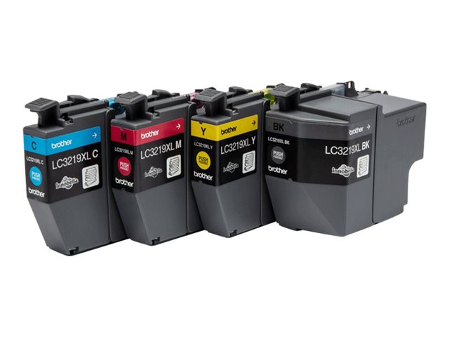 Brother LC3219XL Value Pack - 4er-Pack - XL - Schwarz
Gelb
Cyan
Magenta - original - Tintenpatrone
