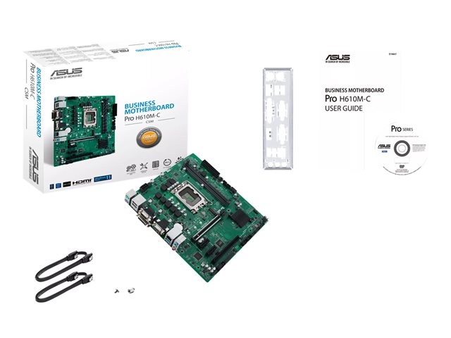ASUS Pro H610M-C-CSM - Motherboard - micro ATX - LGA1700-Sockel - H610