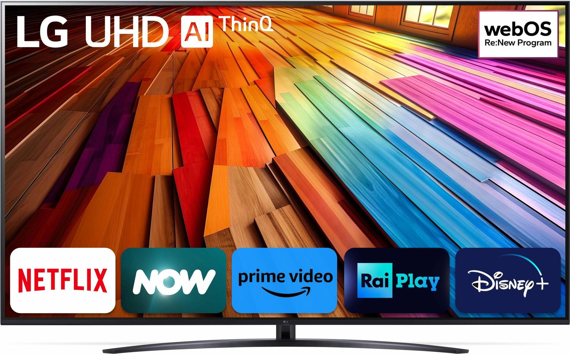 LG 86UT81006 86 TV UHD aktiv HDR10 HLG WLan webOS - 218 cm - 86" - (3840x2160) - DVB-C - DVB-S2 - DVB-T2 - HDMI