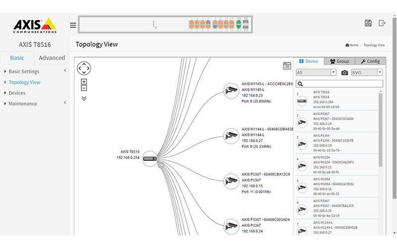 Axis PoE+ Switch T8508 8 Port