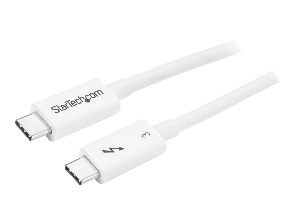 StarTech.com 1.6ft (50cm) Thunderbolt 3 Cable
40Gbps
100W PD
4K/5K Video
Thunderbolt-Certified
Compatible w/ TB4/USB 3.2/DisplayPort - Thunderbolt-Kabel - 24 pin USB-C zu 24 pin USB-C - 50 cm