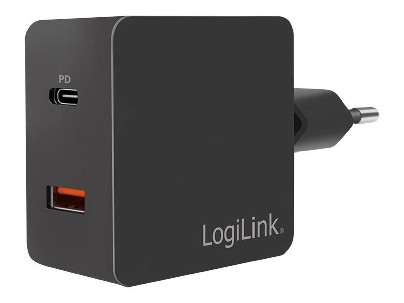 LogiLink USB wall charger Netzteil - USB
24 pin USB-C - 18 Watt
