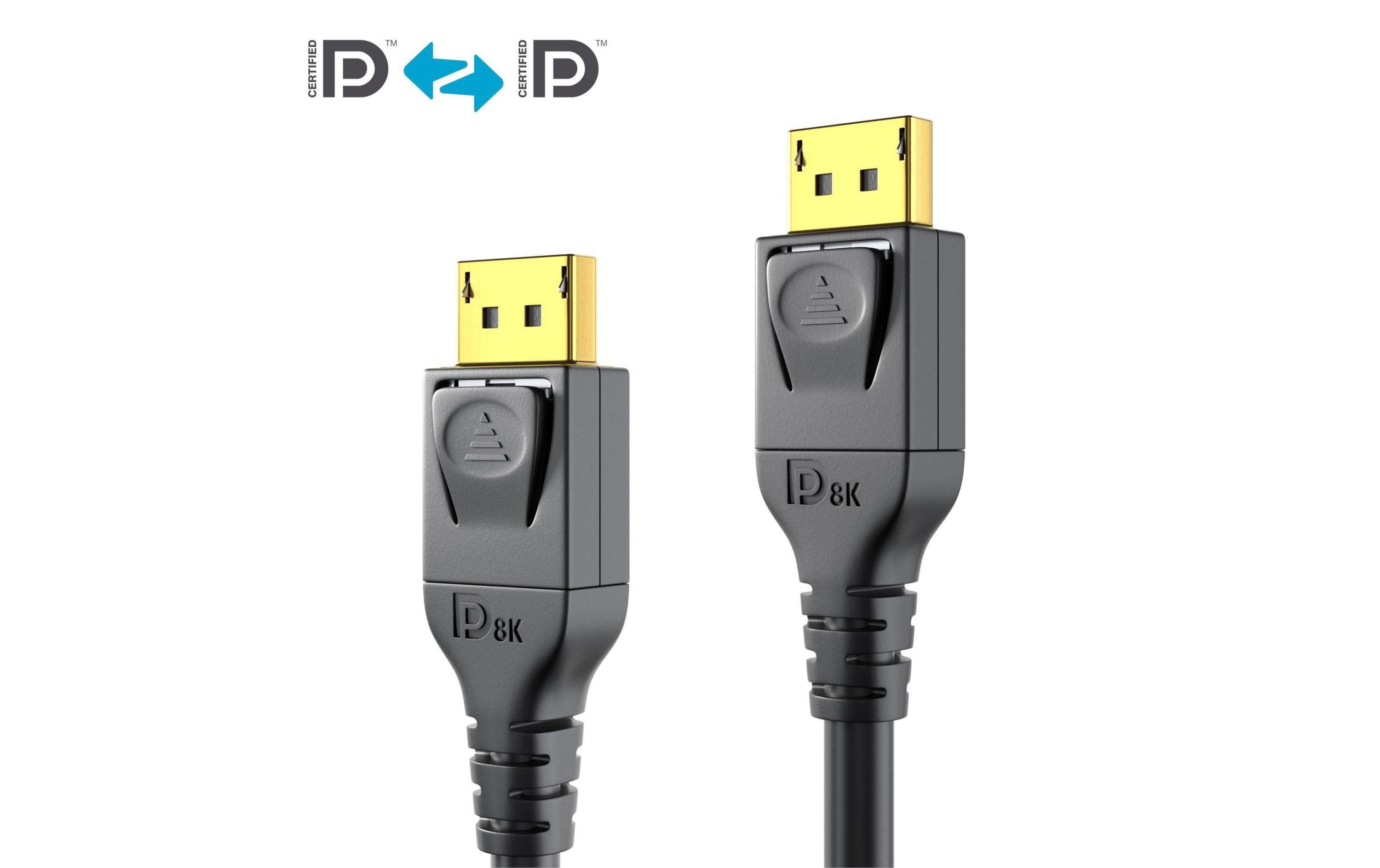 Purelink - DisplayPort-Kabel - DisplayPort (M) zu DisplayPort (M) - DisplayPort 1.4 - 5 m - 8K Unterstützung - Schwarz