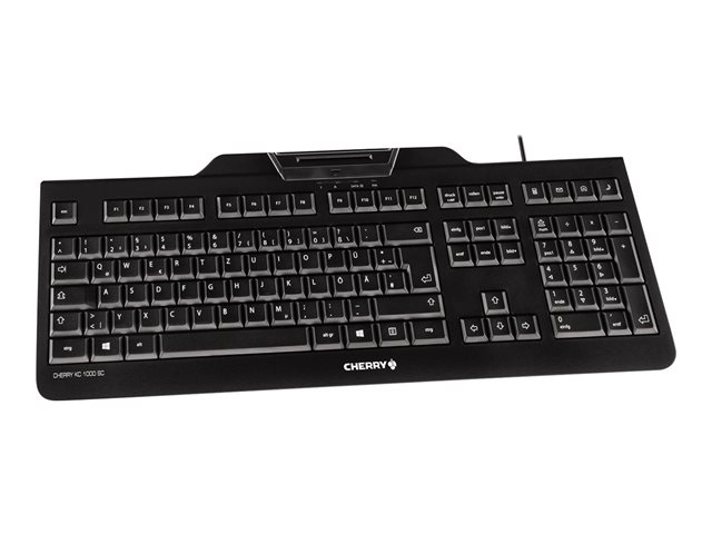 CHERRY KC 1000 SC - Tastatur - Deutsch - Schwarz Eingabegerät