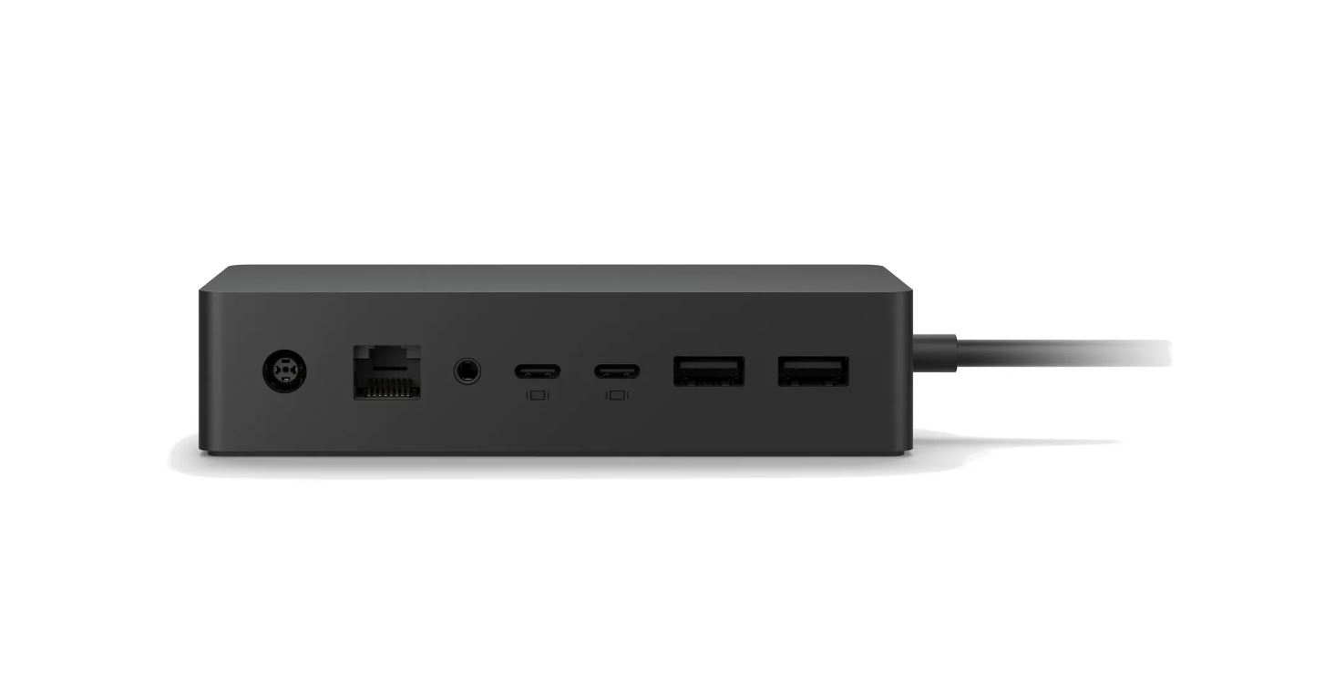 Microsoft Surface Dock 2 Docking Station für Surface Pro, Book, Go, Laptop und Pro X