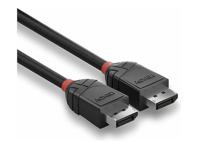 Lindy Black Line - DisplayPort-Kabel - DisplayPort (M) zu DisplayPort (M) - DisplayPort 1.2 - 2 m - Schwarz