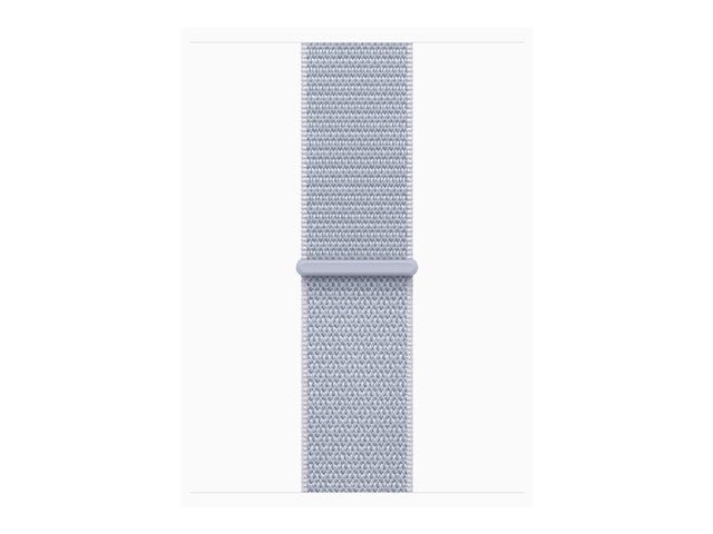 Apple Watch Series 10 GPS + Cellular 42mm Silver Aluminium Case mit Blue Cloud Sport Band (MWX53QF/A)