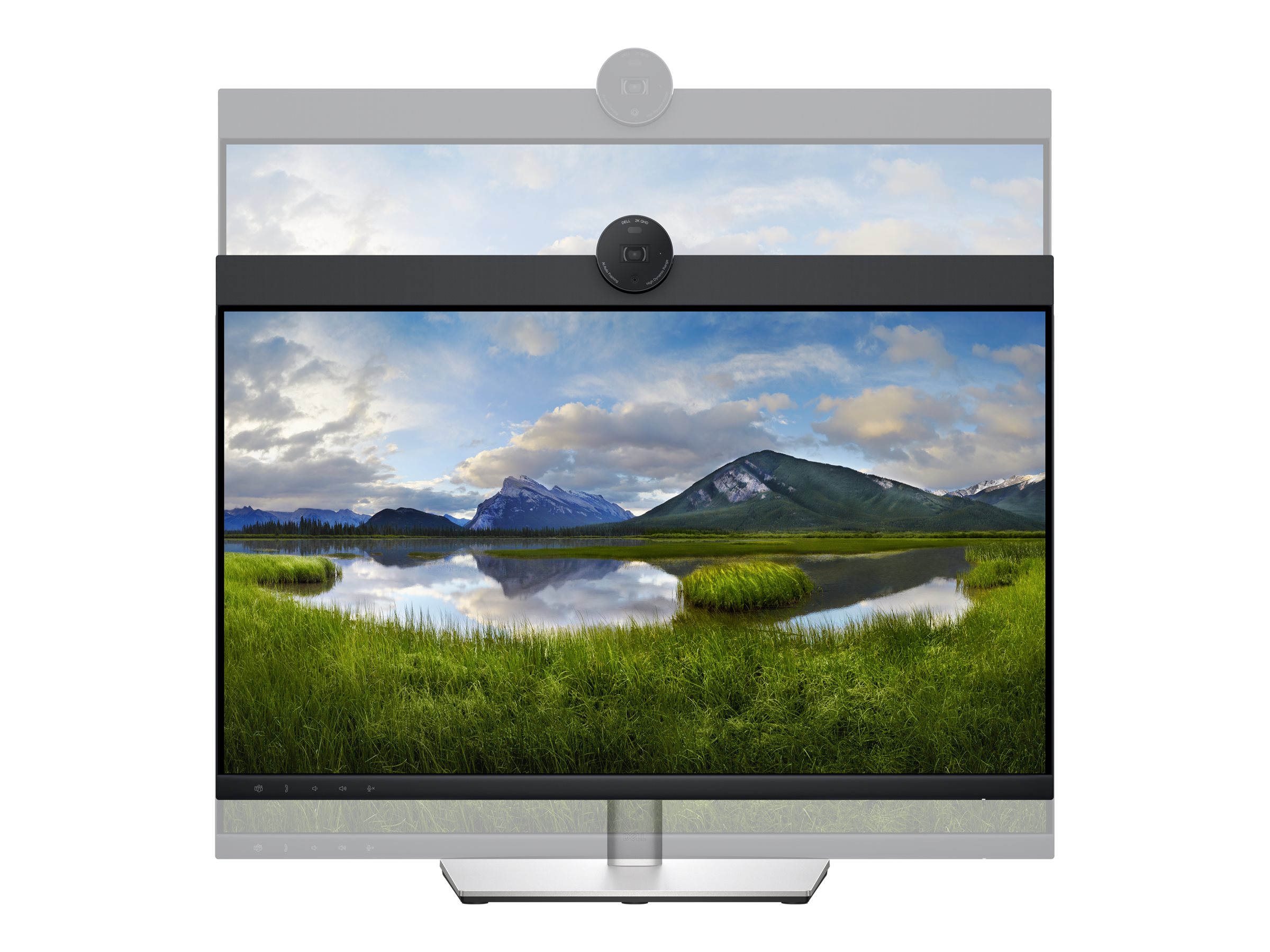 Dell 24 Video Conferencing Monitor P2424HEB - LED-Monitor - 61 cm (24") (23.8" sichtbar) - 1920 x 1080 Full HD (1080p) @ 60 Hz - IPS - 250 cd/m² - 1000:1 - 5 ms - HDMI, DisplayPort, USB-C - Lautsprecher - BTO 