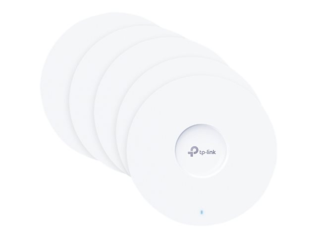 TP-Link Omada EAP613 V1 - Accesspoint - Wi-Fi 6 - 2.4 GHz, 5 GHz - Cloud-verwaltet - Wand- / Deckenmontage (Packung mit 5)