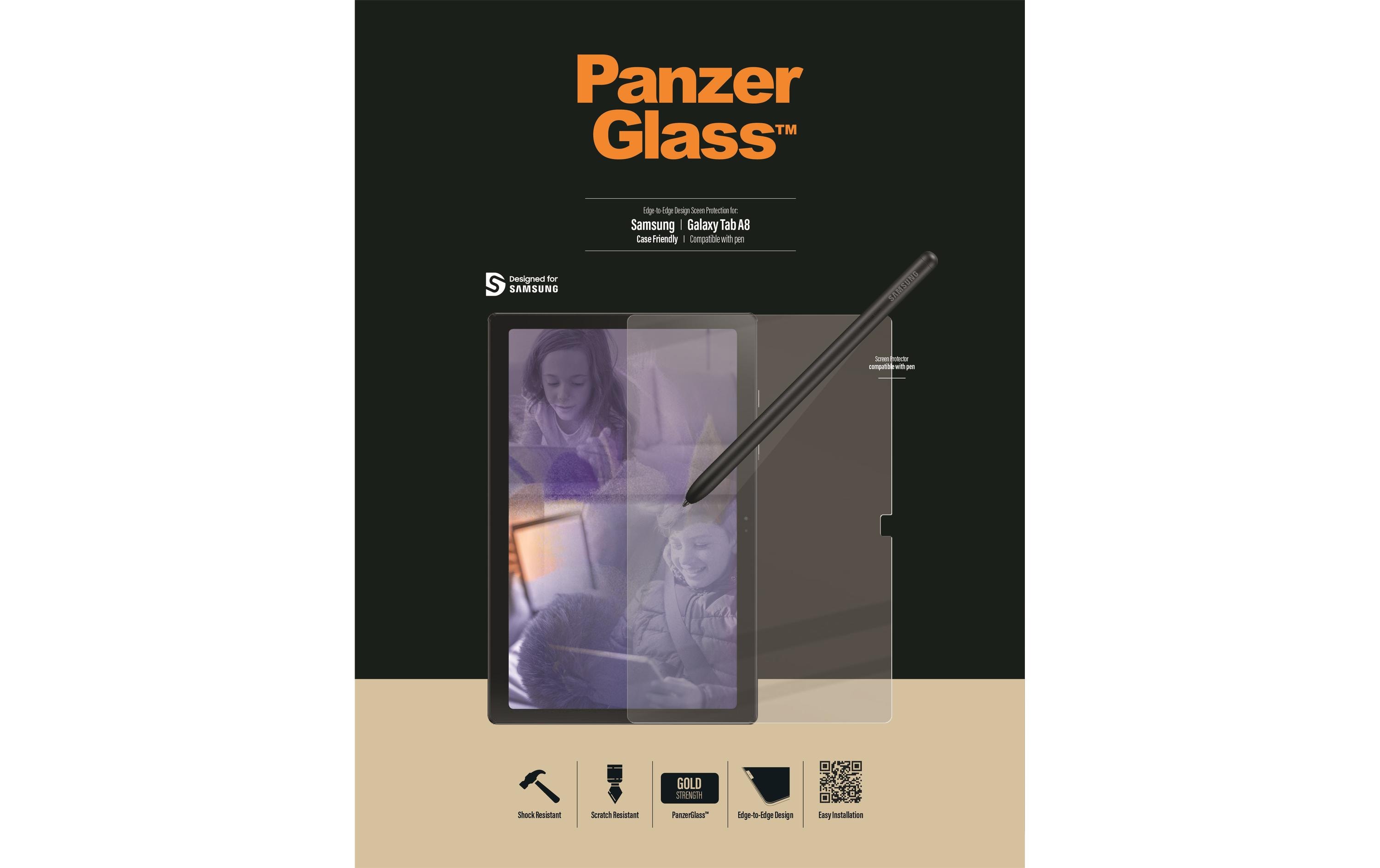 PanzerGlass - Bildschirmschutz für Handy - Glas - für Samsung Galaxy Tab A8