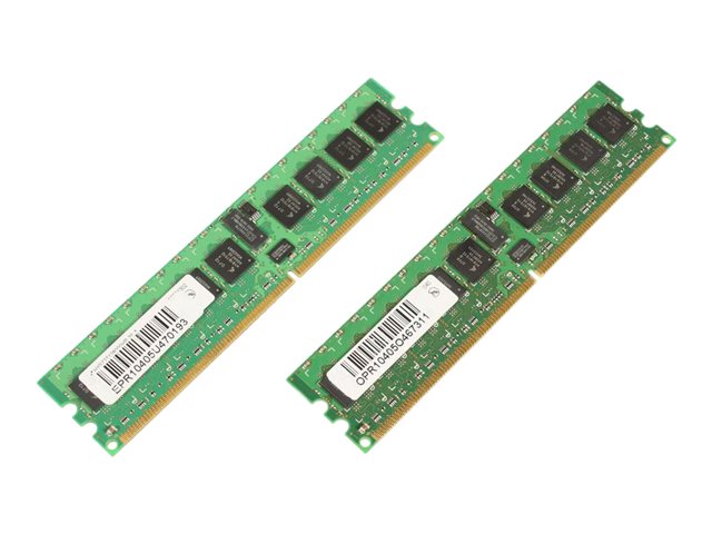CoreParts - DDR2 - Kit - 2 GB: 2 x 1 GB - DIMM 240-PIN - 400 MHz / PC2-3200 - registriert