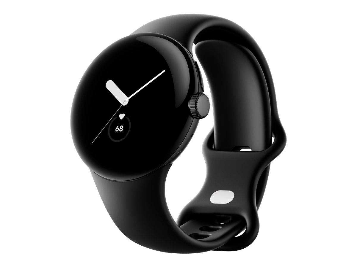 Google Pixel Watch - Mattschwarz - intelligente Uhr mit Band - Obsidian - 32 GB