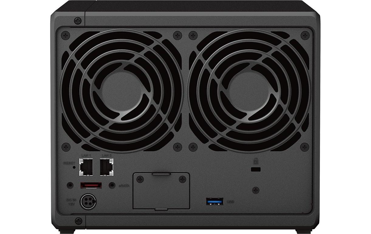 Synology Disk Station DS923+ - NAS-Server - 4 Schächte - SATA 6Gb/s / eSATA - RAID 0, 1, 5, 6, 10, JBOD - RAM 4GB - Gigabit Ethernet - iSCSI Support (DS923+)