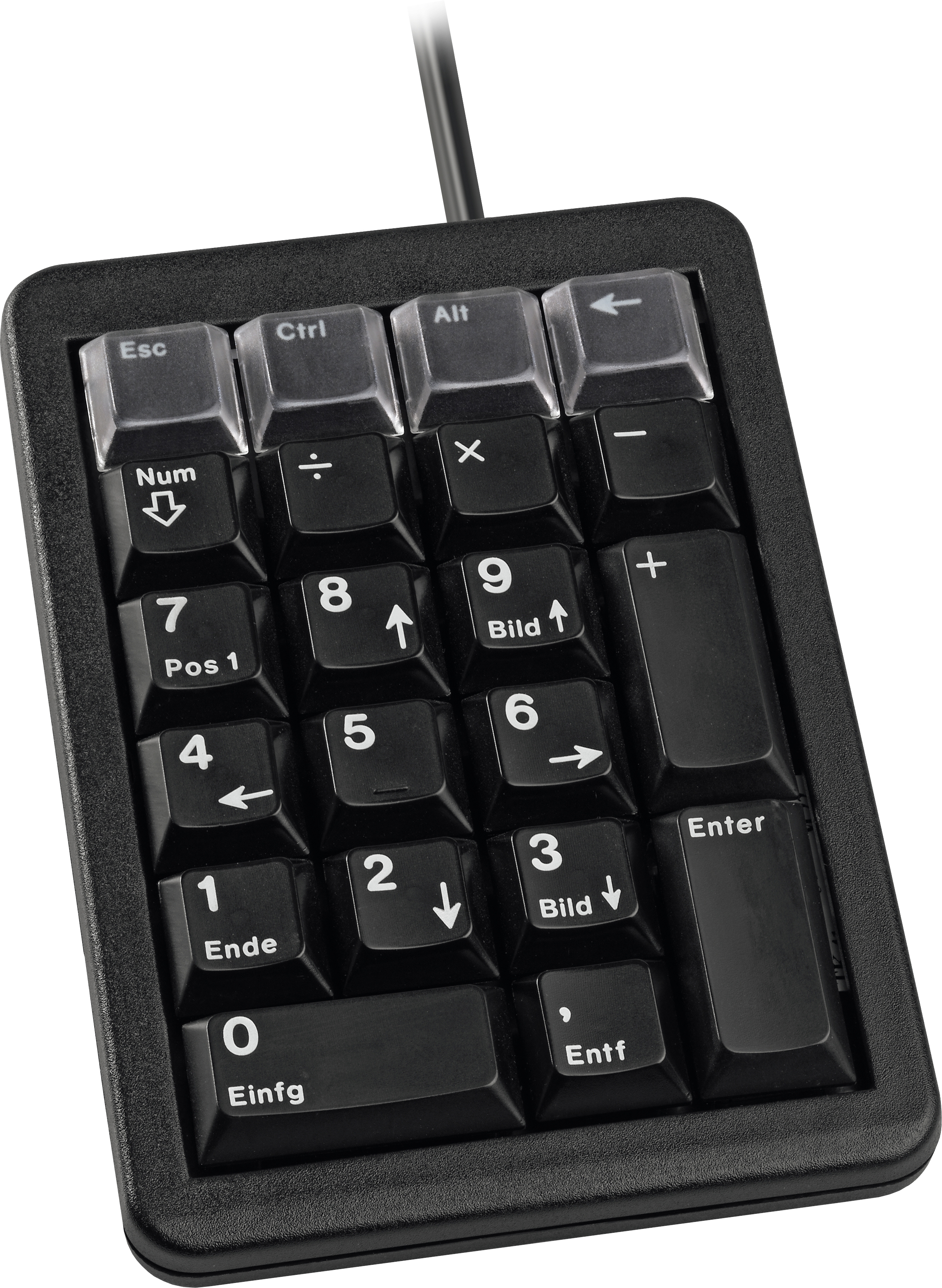 CHERRY Keypad G84-4700 - Tastenfeld - Deutsch - Schwarz Eingabegerät