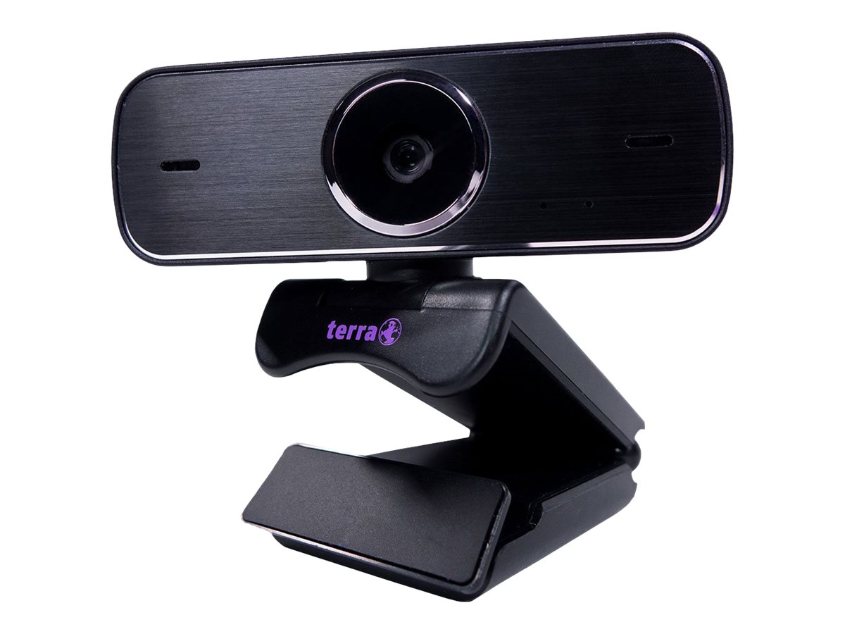 TERRA Webcam JP-WTFF-1080 - Webcam - Farbe - 1920 x 1080 - 1080p - feste Brennweite - Audio - USB 2.0 - MJPEG