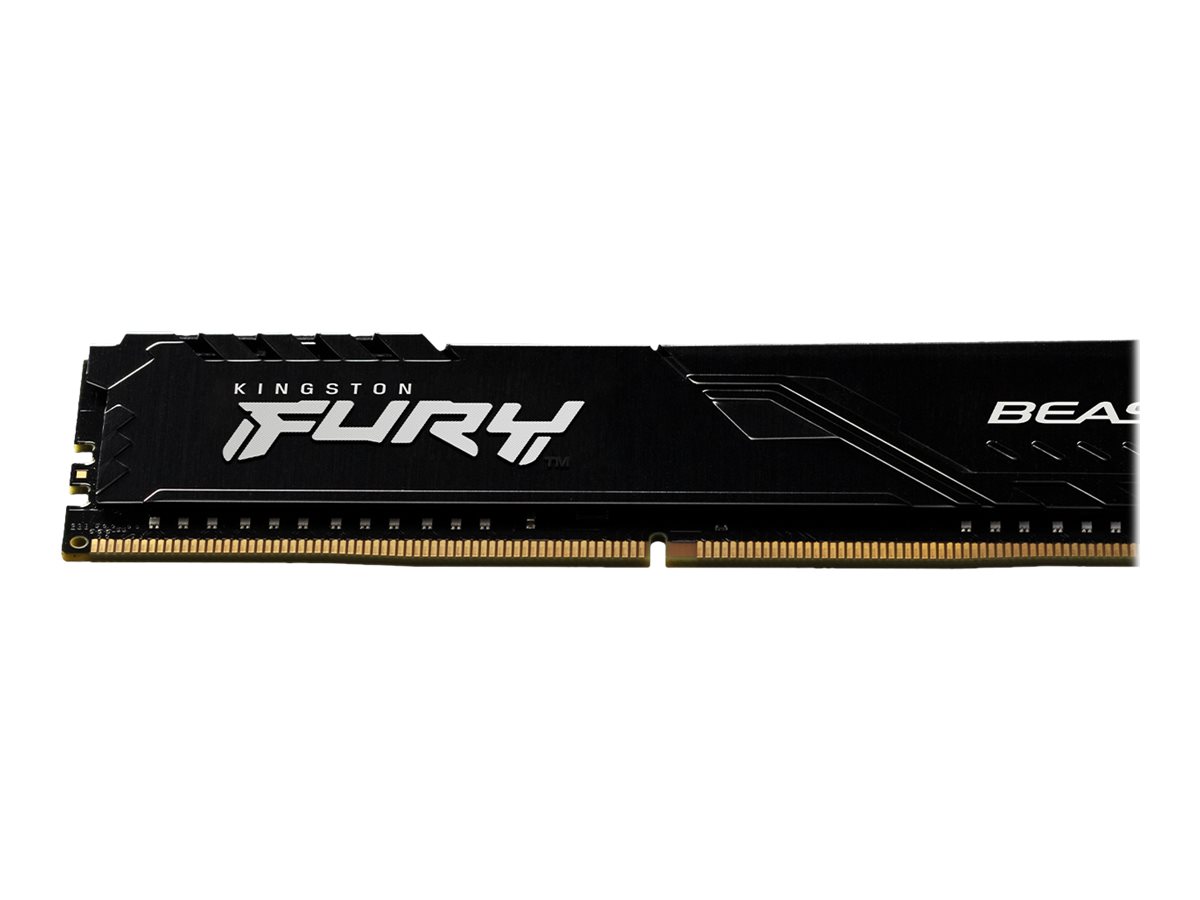 Kingston FURY Beast - DDR4 - Kit - 128 GB: 4 x 32 GB - DIMM 288-PIN - 3200 MHz / PC4-25600 - ungepuffert