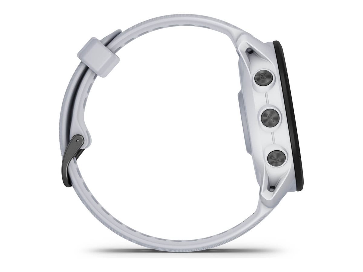 Garmin Forerunner 955 Solar Sportuhr mit Riemen - 32 GB - Steinweiß