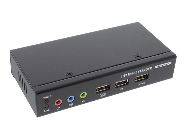 InLine DX050 DVI USB KVM Extender over TP Cable with Audio - KVM-/Audio-/USB-Extender