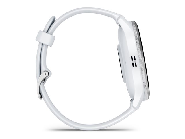 Garmin Venu 3 - verstärktes Polymer Whitestone - intelligente Uhr mit Band - 8 GB