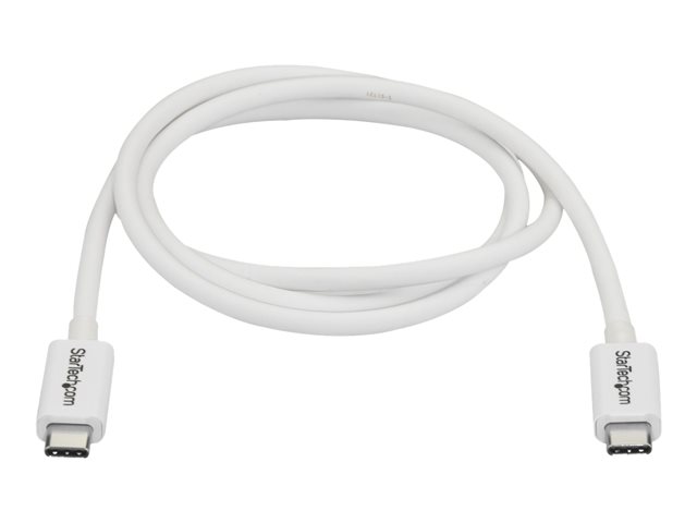 StarTech.com 3.3ft (1m) Thunderbolt 3 Cable
20Gbps
100W PD
4K Video
Thunderbolt-Certified
Compatible w/ TB4/USB 3.2/DisplayPort - Thunderbolt-Kabel - 24 pin USB-C zu 24 pin USB-C - 1 m
