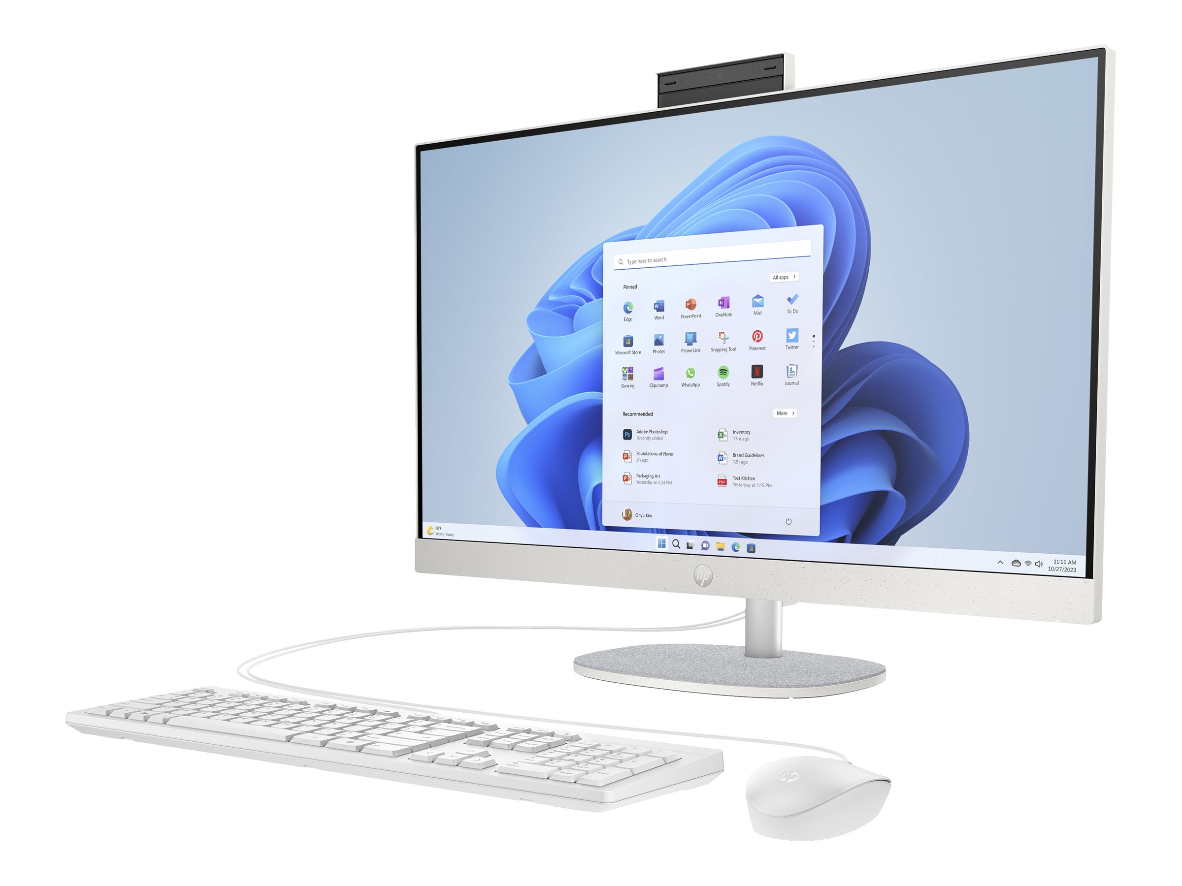 HP 27-cr0102ng - All-in-One (Komplettlösung) - Core i5 1335U - 16 GB - SSD 1 TB - LED 68.6 cm (27") - Deutsch