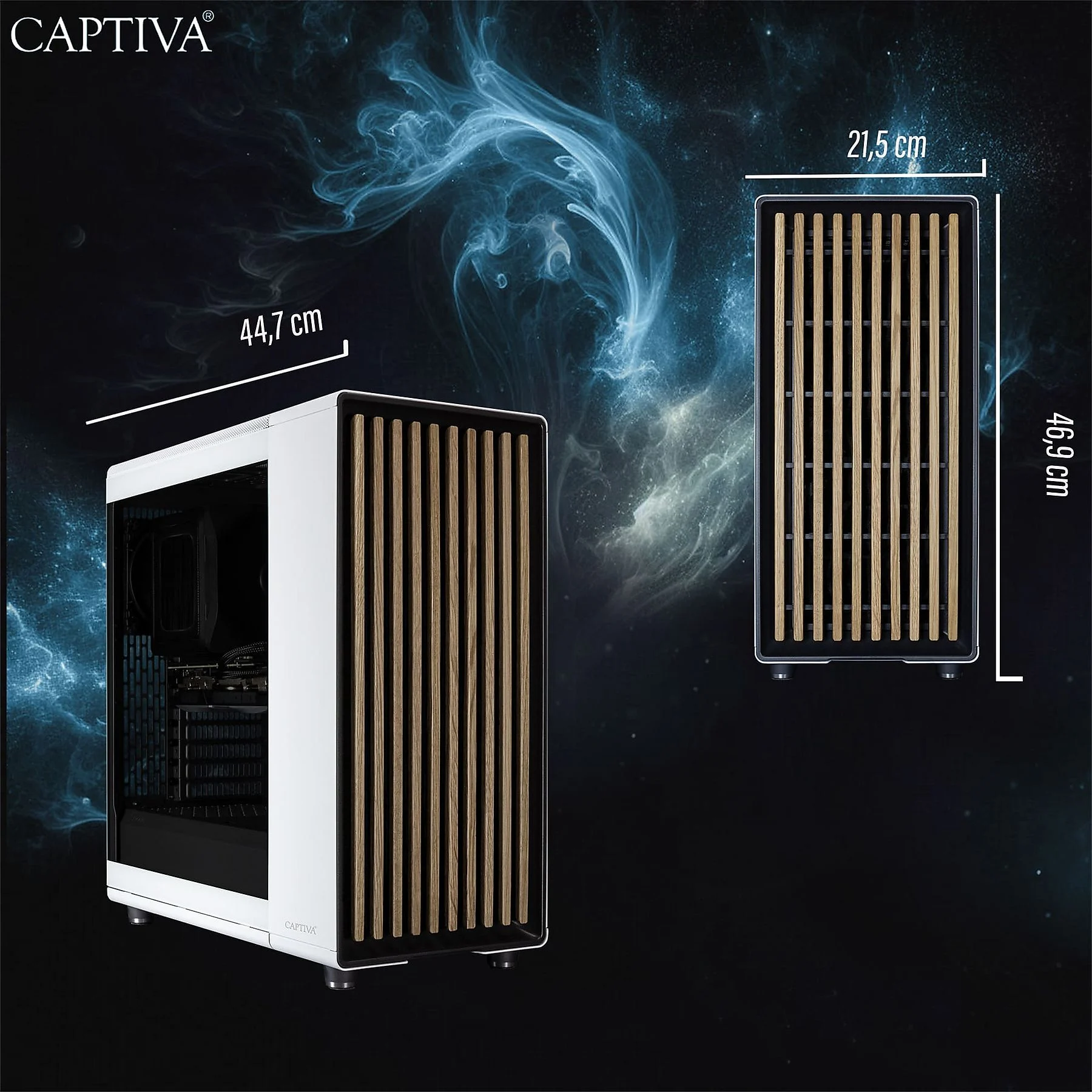 CAPTIVA Workstation I79-921 Intel Core i9 DDR4-SDRAM SSD Windows 11 Pro - Workstation - Core i9 - 3,2 GHz - 64 GB - DDR4 - 1.000 GB - 650 W - Windows 11 Professional