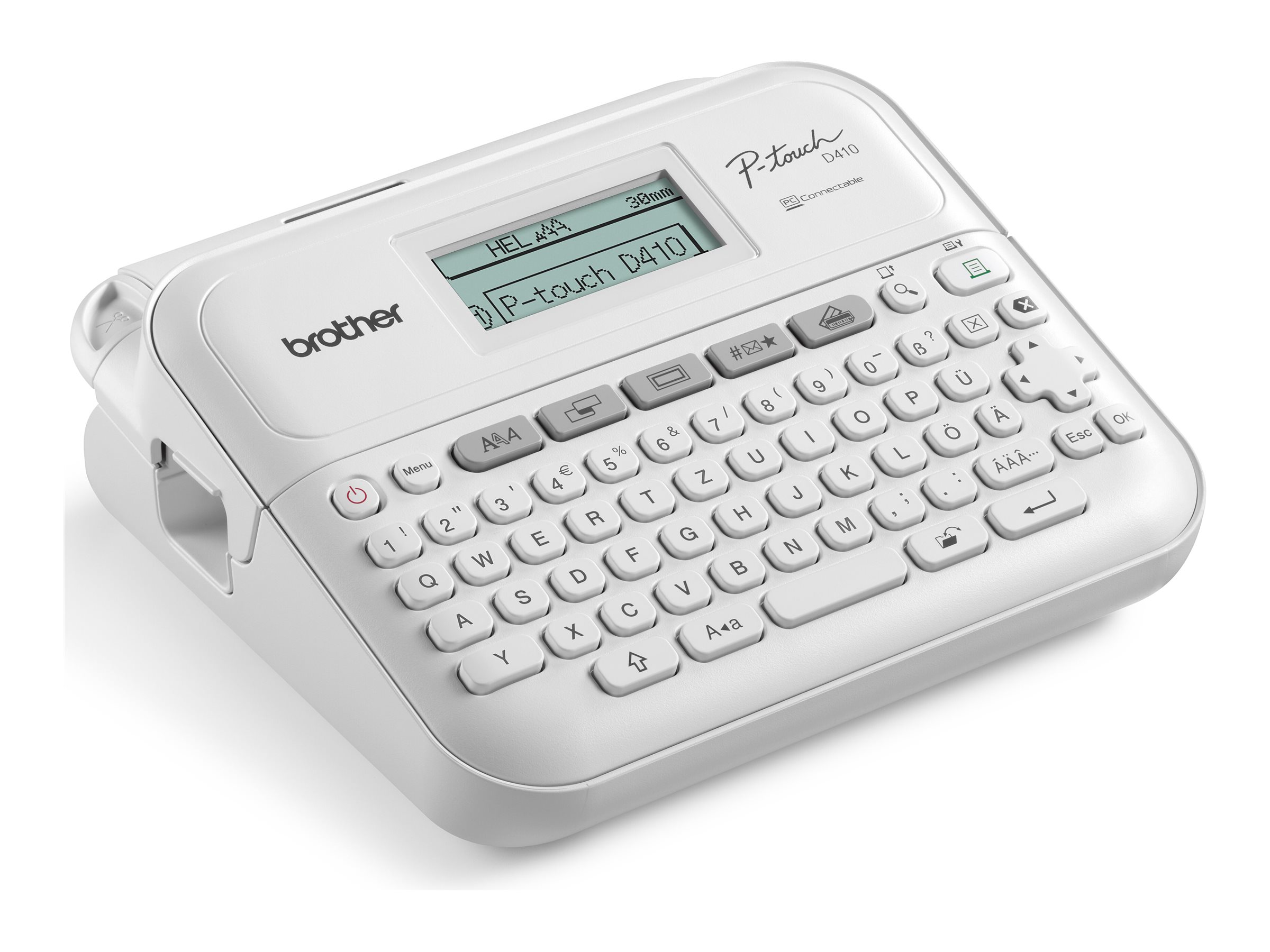 Brother P-Touch PT-D410 - Beschriftungsgerät - s/w - Thermotransfer
